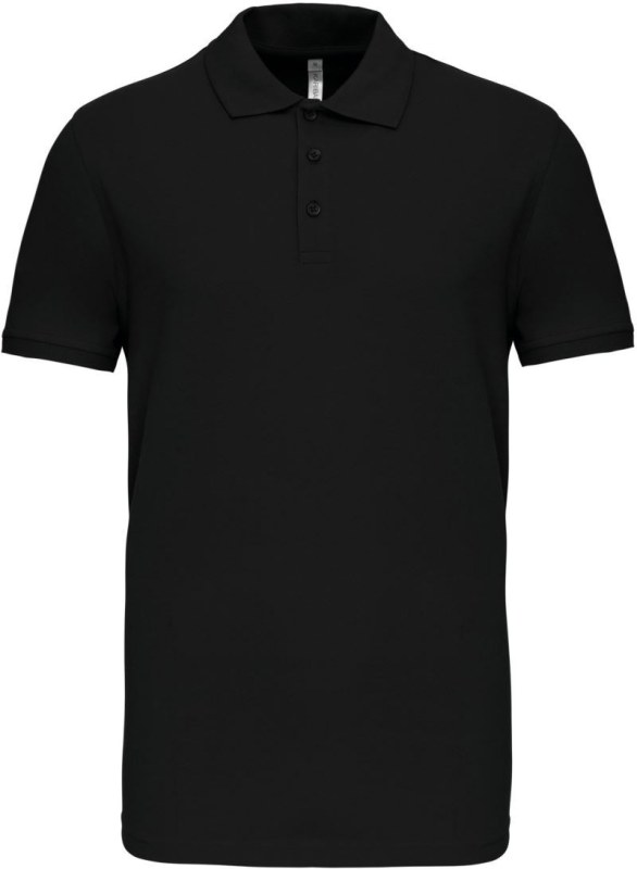 Kariban K 239 Pánské elastické piqué polo 20.K239 black