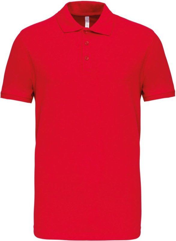 Kariban K 239 Pánské elastické piqué polo 20.K239 red