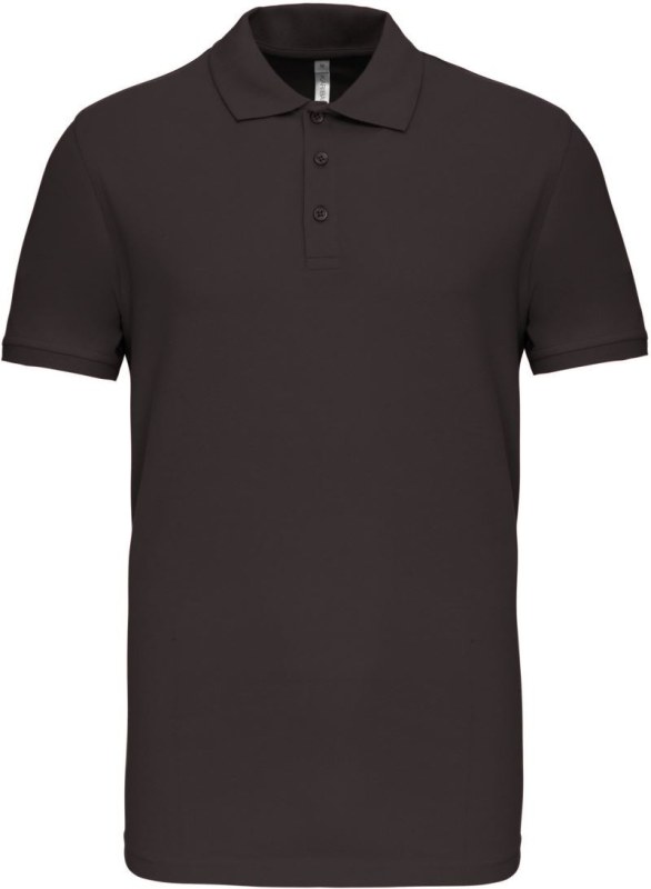 Kariban K 239 Pánské elastické piqué polo 20.K239 dark grey