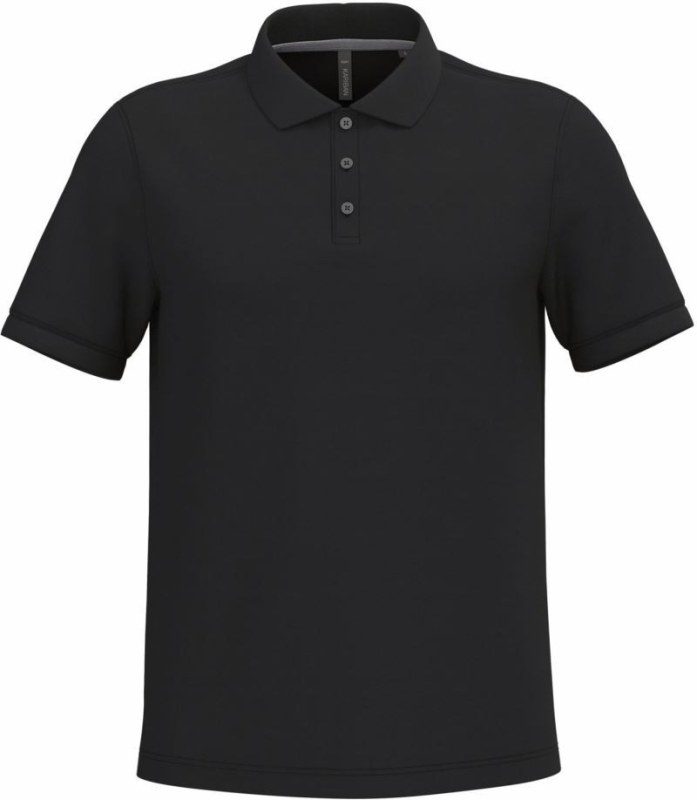 Kariban K 241 Pánské piqué polo 20.K241 black - Pánské oblečení trička