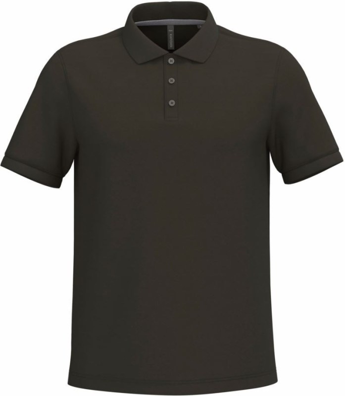 Kariban K 241 Pánské piqué polo 20.K241 dark khaki