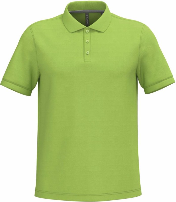 Kariban K 241 Pánské piqué polo 20.K241 lime