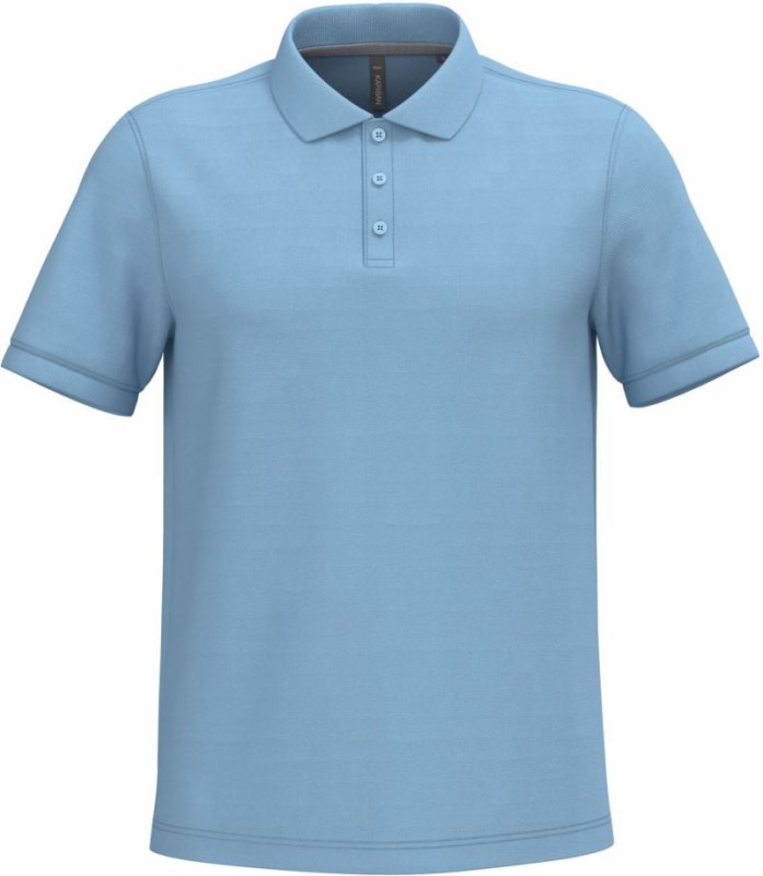 Kariban K 241 Pánské piqué polo 20.K241 sky blue