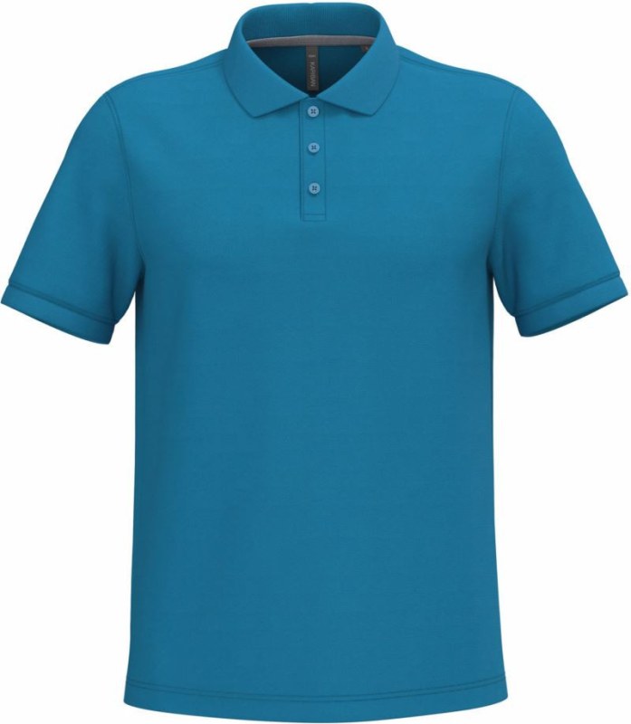 Kariban K 241 Pánské piqué polo 20.K241 tropical blue - Pánské oblečení trička