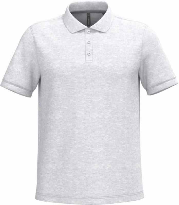Kariban K 241 Pánské piqué polo 20.K241 ash heather