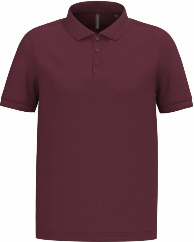 Kariban K 254 Pánské piqué polo 20.K254 wine