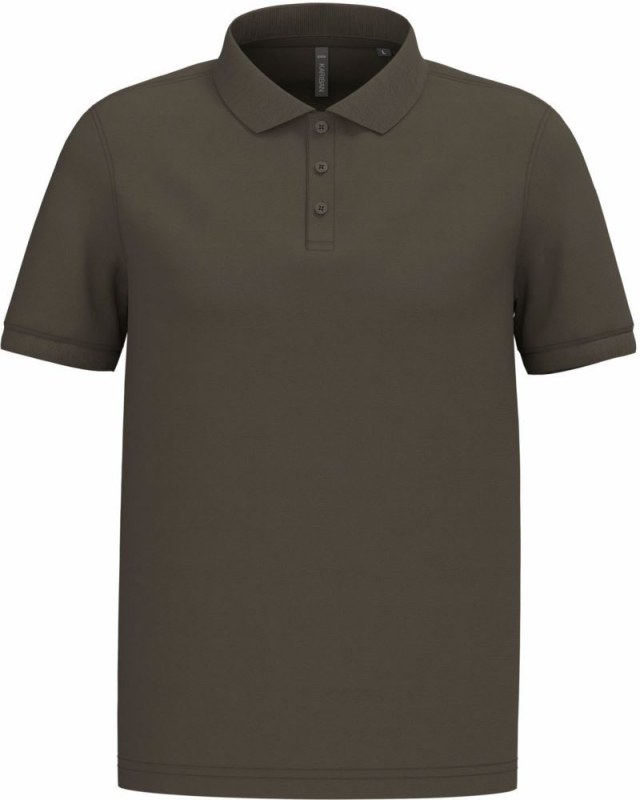 Kariban K 254 Pánské piqué polo 20.K254 dark khaki