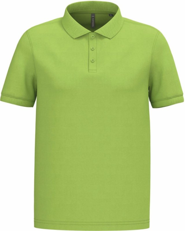 Kariban K 254 Pánské piqué polo 20.K254 lime