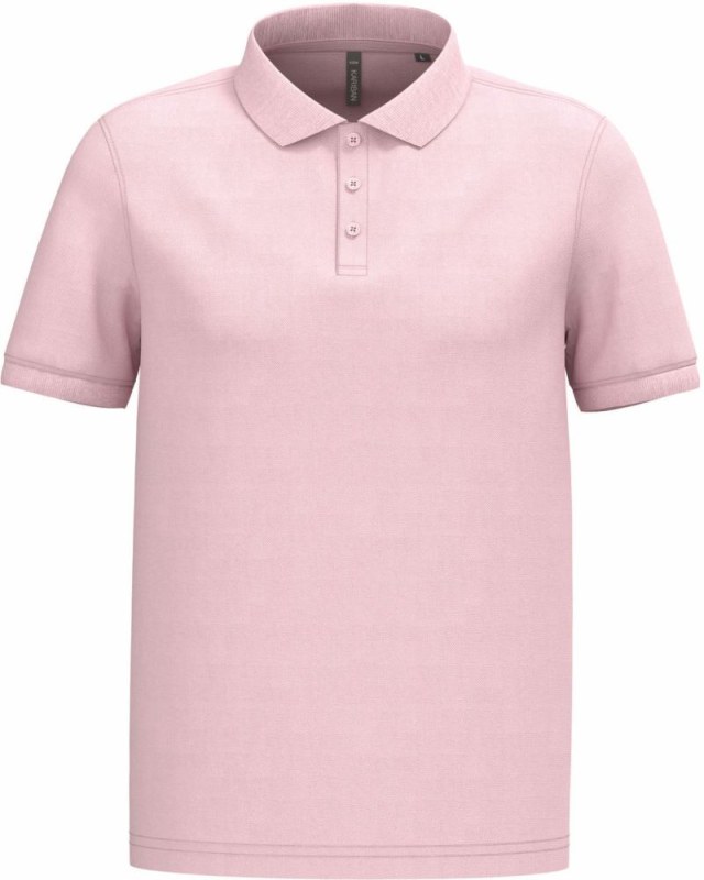 Kariban K 254 Pánské piqué polo 20.K254 pale pink