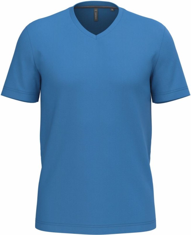 Kariban K 357 Pánské tričko s výstřihem do V 20.K357 light royal blue