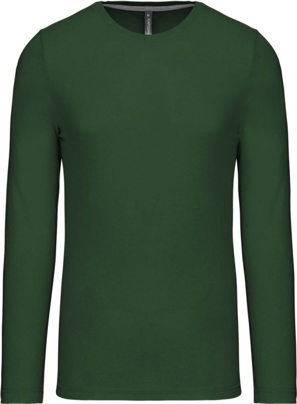 Kariban K 359 Pánské tričko s dlouhým rukávem 20.K359 forest green