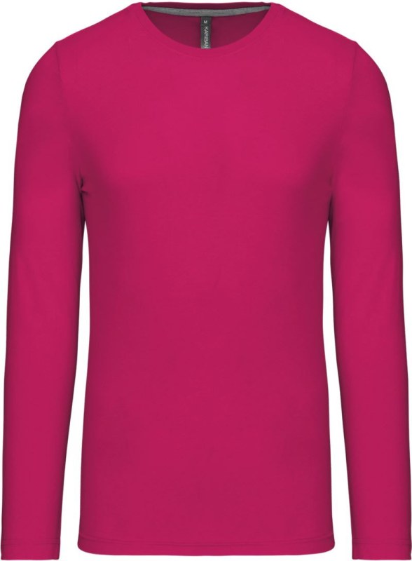 Kariban K 359 Pánské tričko s dlouhým rukávem 20.K359 fuchsia