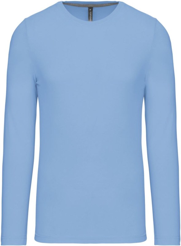 Kariban K 359 Pánské tričko s dlouhým rukávem 20.K359 sky blue