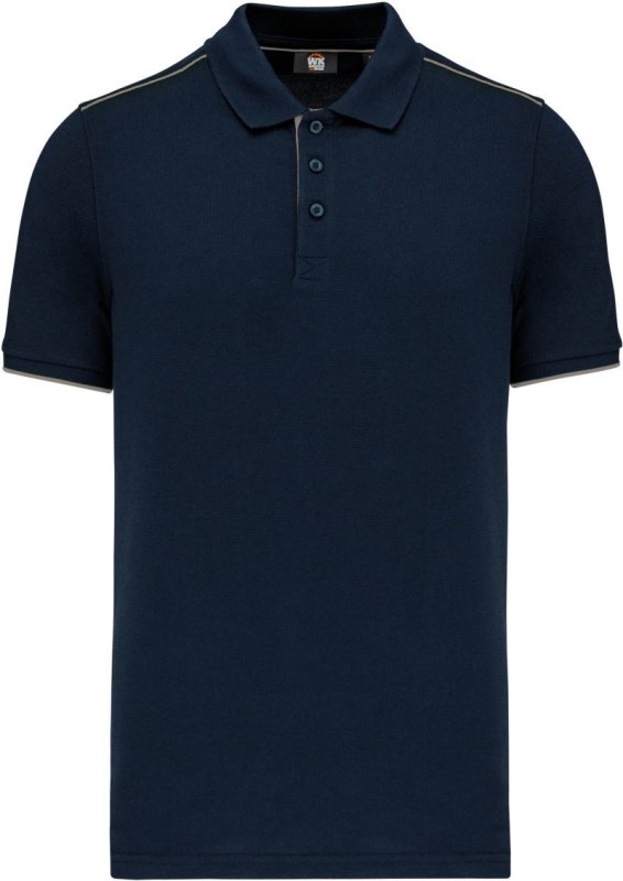 WK WK 270 Pánské pracovní piqué polo "Day-to-Day" 20.W270 navy/silver