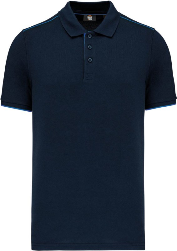 WK WK 270 Pánské pracovní piqué polo "Day-to-Day" 20.W270 navy/light royal blue