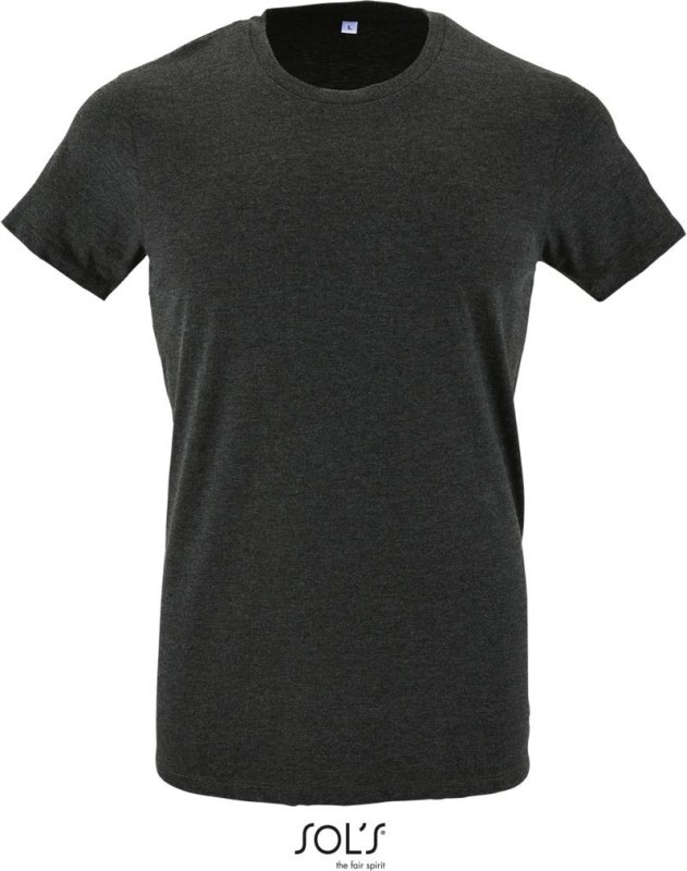 SOL´S Regent Fit Pánské tričko "Slim Fit" 25.0553 charcoal melange