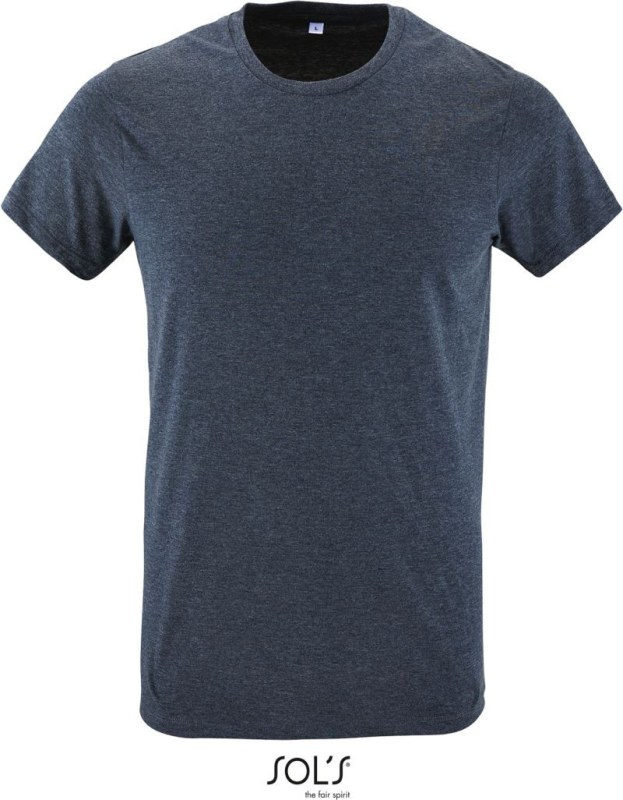 SOL´S Regent Fit Pánské tričko "Slim Fit" 25.0553 heather denim