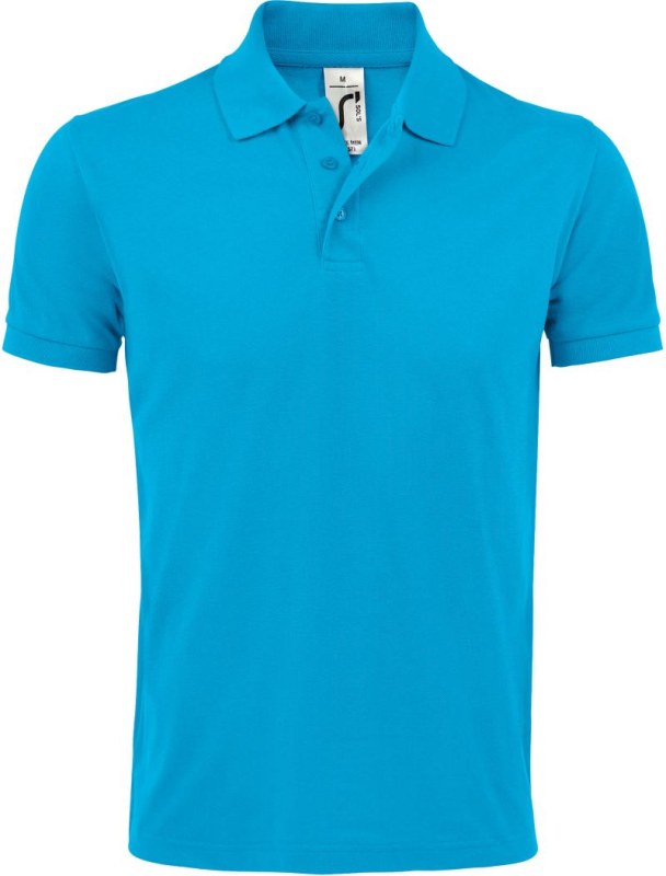 SOL´S Prime Men Pánské piqué polo z těžké bavlny 25.0571 aqua