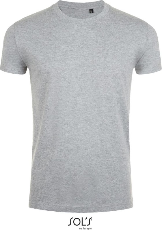SOL´S Imperial Fit Pánské tričko "Slim Fit" 25.0580 grey melange