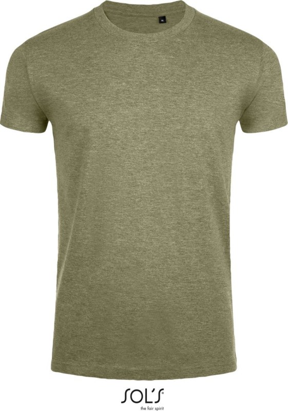 SOL´S Imperial Fit Pánské tričko "Slim Fit" 25.0580 heather khaki