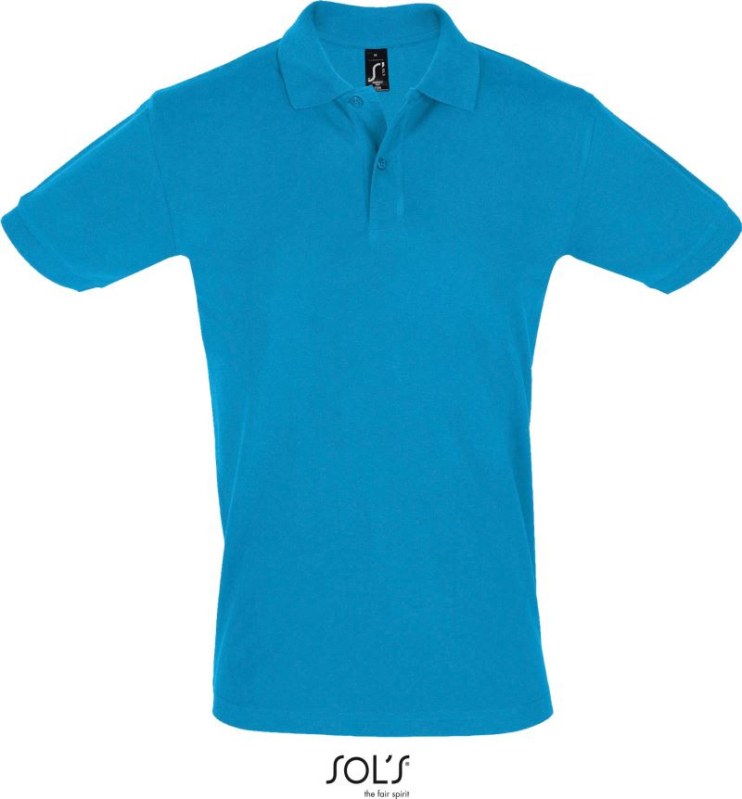 SOL´S Perfect Men Pánské piqué polo 25.1134 aqua