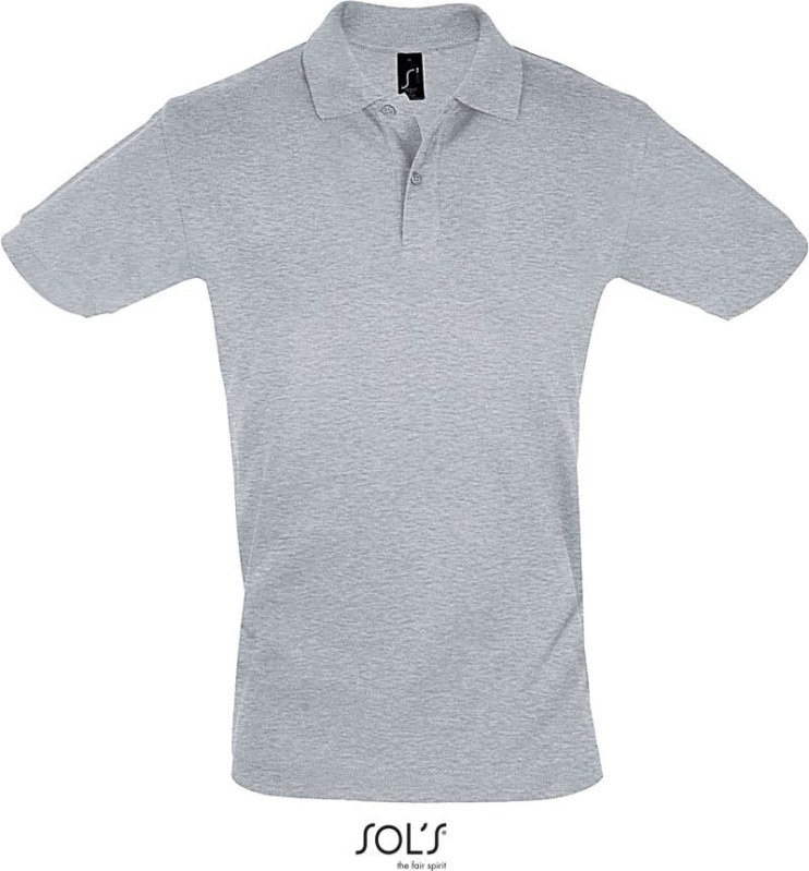 SOL´S Perfect Men Pánské piqué polo 25.1134 melange grey