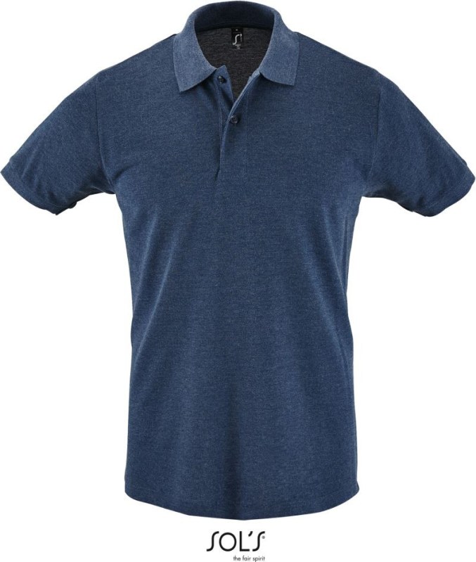 SOL´S Perfect Men Pánské piqué polo 25.1134 heather denim