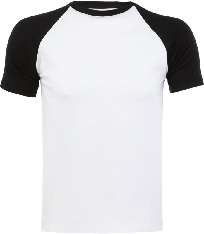 SOL´S Funky Pánské 2-barevné raglánové tričko 25.1190 white/black