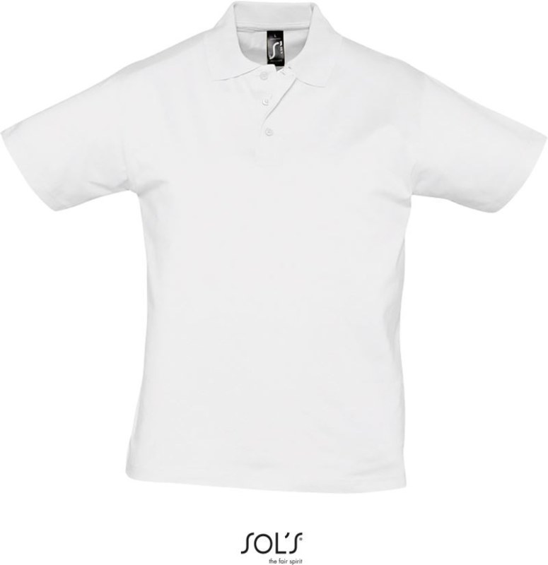 SOL´S Prescott Men Pánské žerzejové polo 25.1377 white