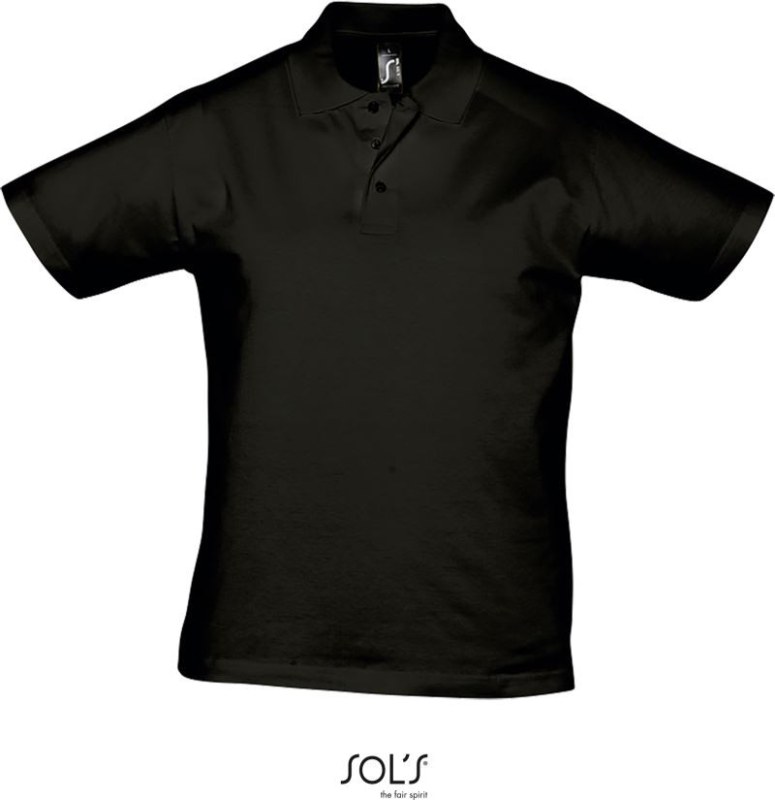 SOL´S Prescott Men Pánské žerzejové polo 25.1377 black