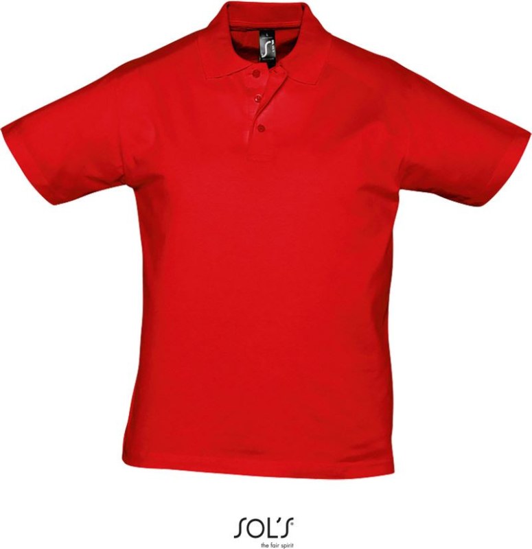 SOL´S Prescott Men Pánské žerzejové polo 25.1377 red