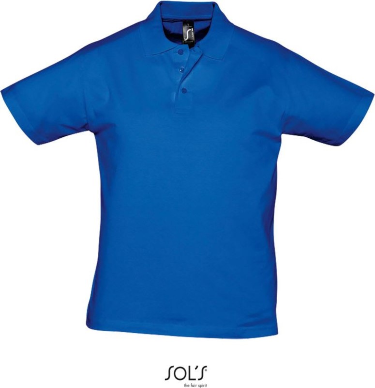SOL´S Prescott Men Pánské žerzejové polo 25.1377 royal blue - Pánské oblečení trička