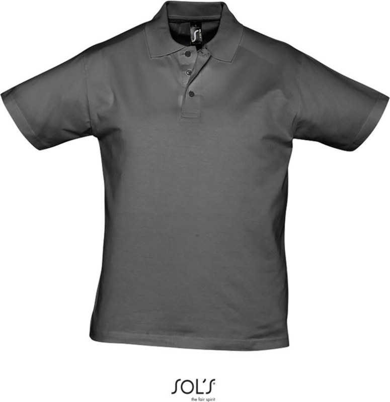 SOL´S Prescott Men Pánské žerzejové polo 25.1377 dark grey