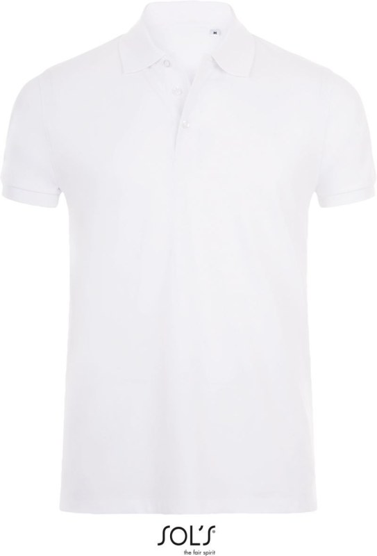 SOL´S Phoenix Men Pánské elastické piqué polo 25.1708 white