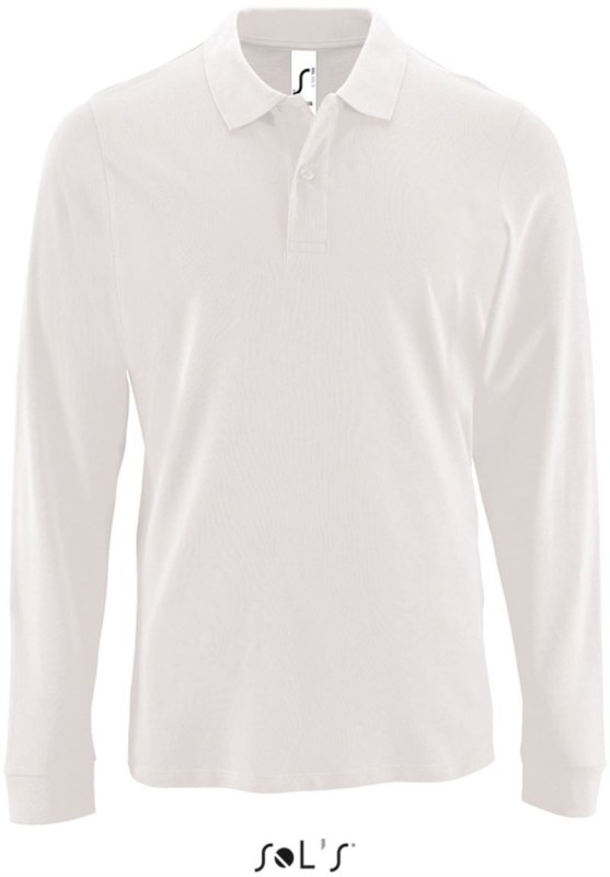 SOL´S Perfect LSL Men Pánské piqué polo s dlouhým rukávem 25.2087 white