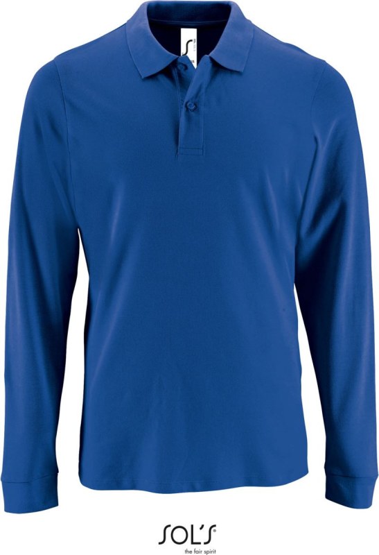 SOL´S Perfect LSL Men Pánské piqué polo s dlouhým rukávem 25.2087 royal blue