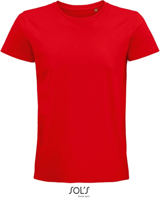 SOL´S Pioneer Men Pánské tričko z bio bavlny 25.3565 red