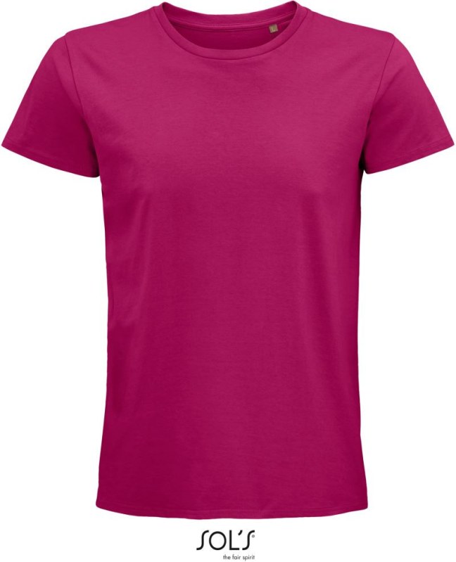 SOL´S Pioneer Men Pánské tričko z bio bavlny 25.3565 fuchsia