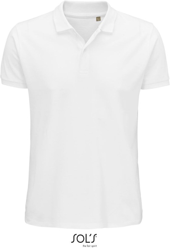 SOL´S Planet Men Pánské piqué polo z bio bavlny 25.3566 white