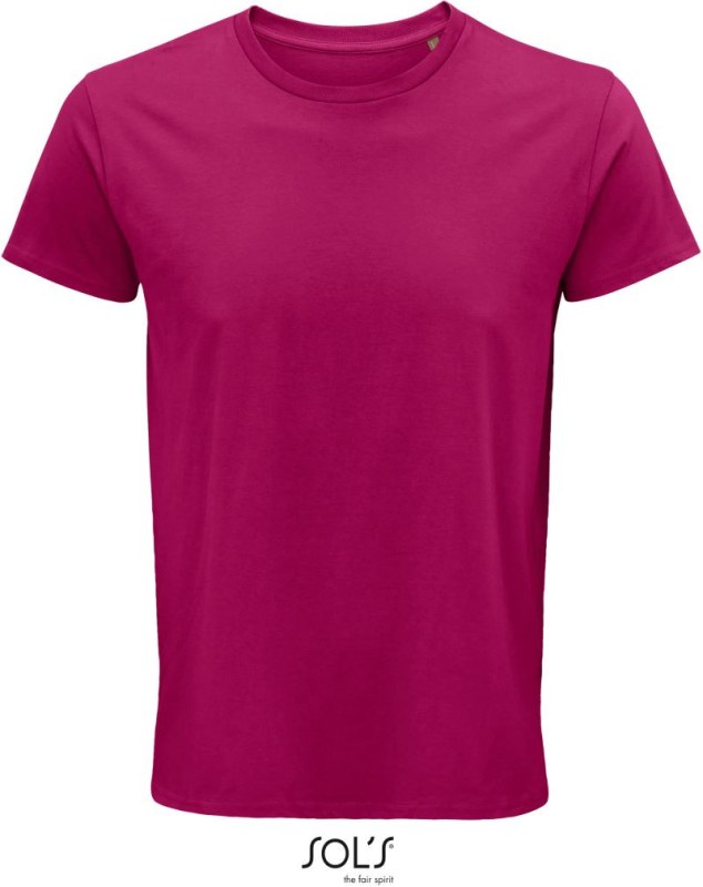 SOL´S Crusader Men Pánské tričko z bio bavlny 25.3582 fuchsia