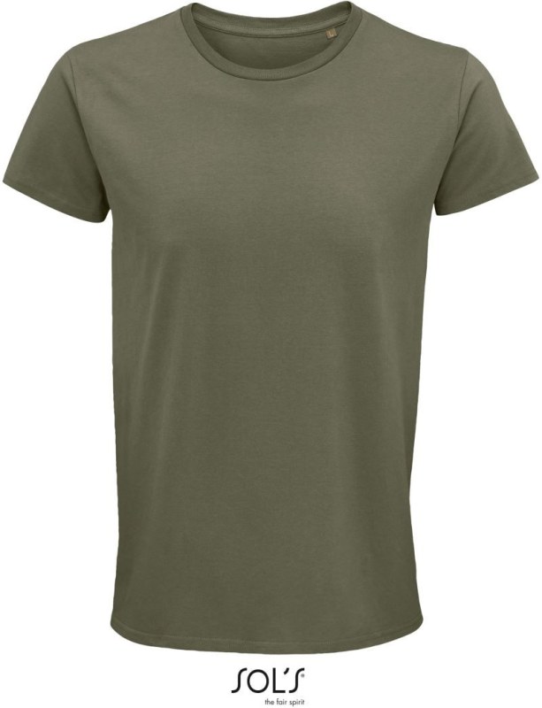 SOL´S Crusader Men Pánské tričko z bio bavlny 25.3582 khaki
