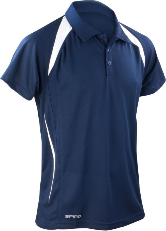 Spiro S 177M Pánské týmové piqué polo 29.177M navy/white - Pánské oblečení trička