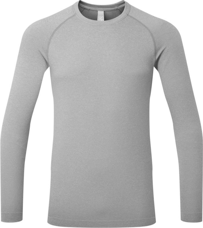 Onna NN 270 Pánské tričko s&nbsp;dlouhým rukávem 39.N270 grey heather - Pánské oblečení trička