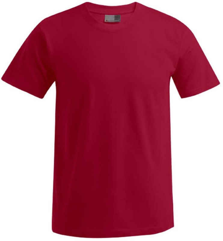 Promodoro 3099 (XS-6XL) Pánské tričko "Premium" 40.3099 cherry berry