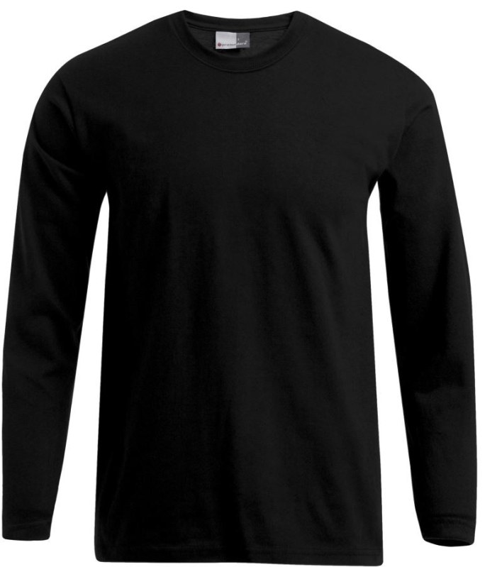 Promodoro 4099 Pánské tričko "Premium" s dlouhým rukávem 40.4099 black