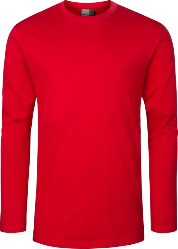 Promodoro 4099 Pánské tričko "Premium" s&nbsp;dlouhým rukávem 40.4099 fire red - Pánské oblečení trička