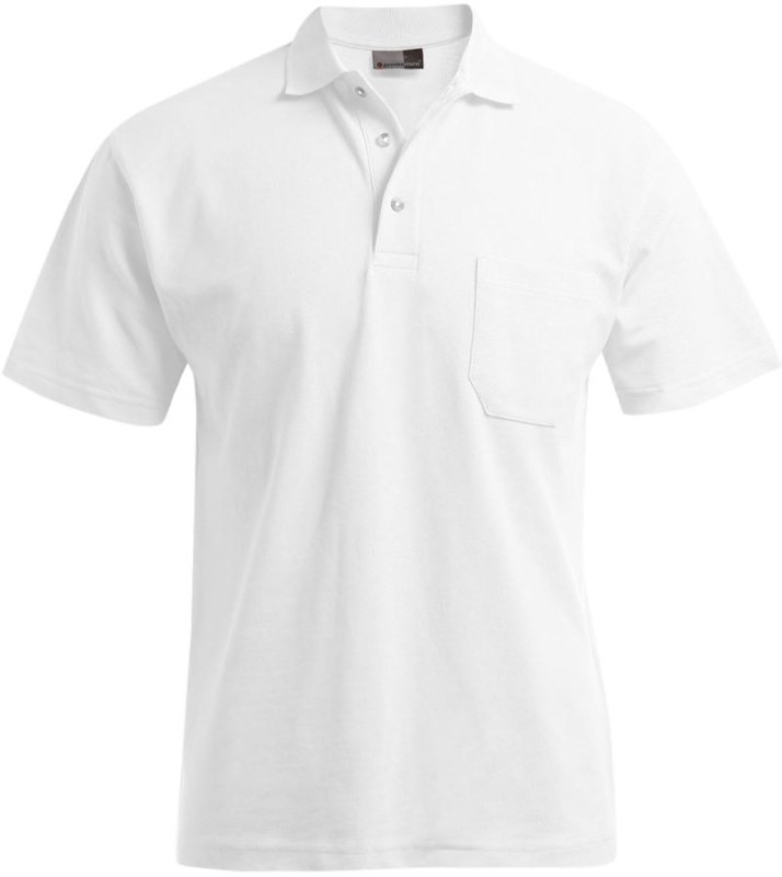 Promodoro 4100 Pánské polo s&nbsp;náprsní kapsou Heavy Piqué 40.4100 white - Pánské oblečení trička