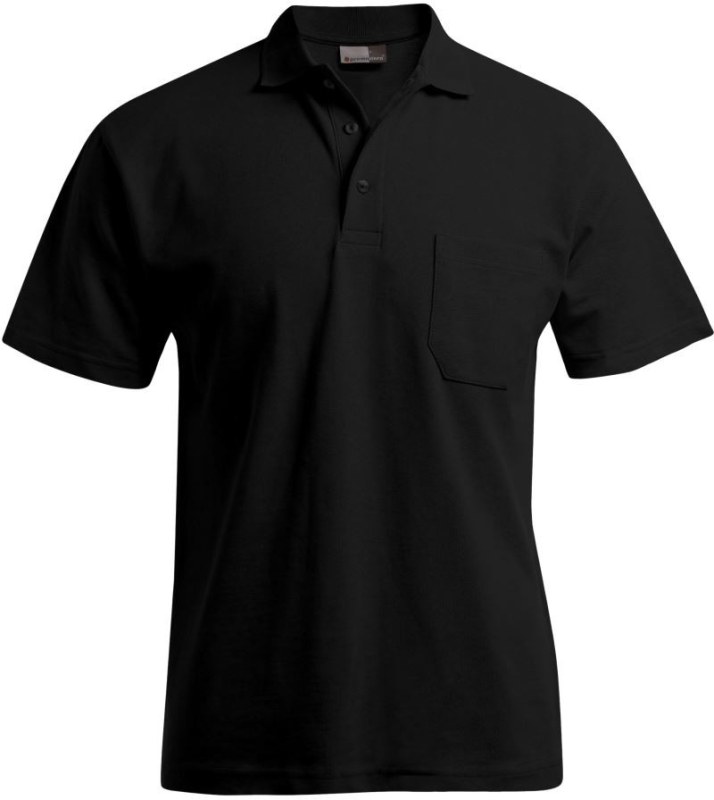 Promodoro 4100 Pánské polo s náprsní kapsou Heavy Piqué 40.4100 black