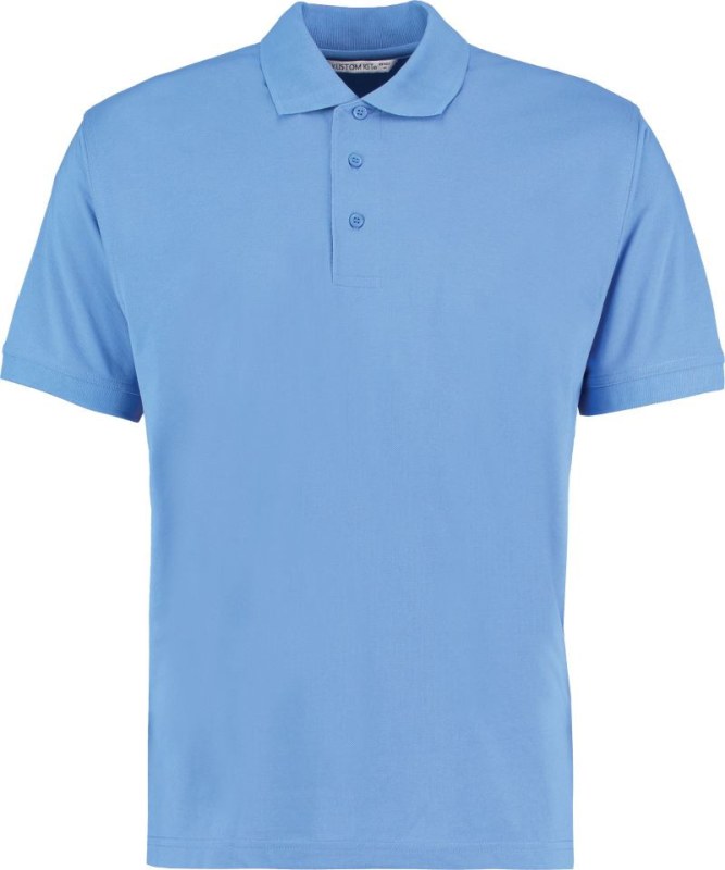 Kustom Kit KK 403 Pánské piqué polo "Superwash" 43.0403 mid blue - Pánské oblečení trička
