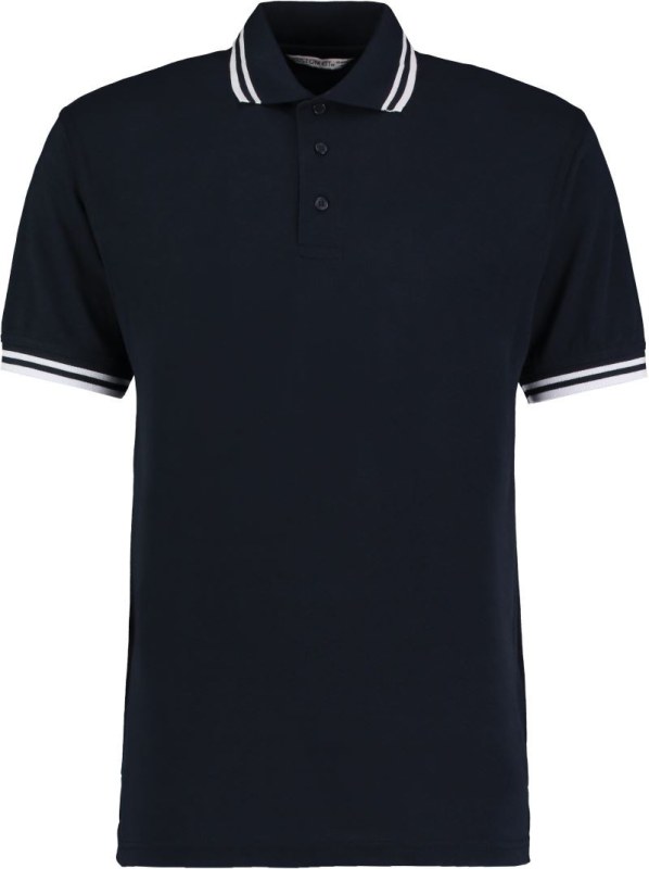 Kustom Kit KK 409 Pánské kontrastní piqué polo 43.0409 navy/white